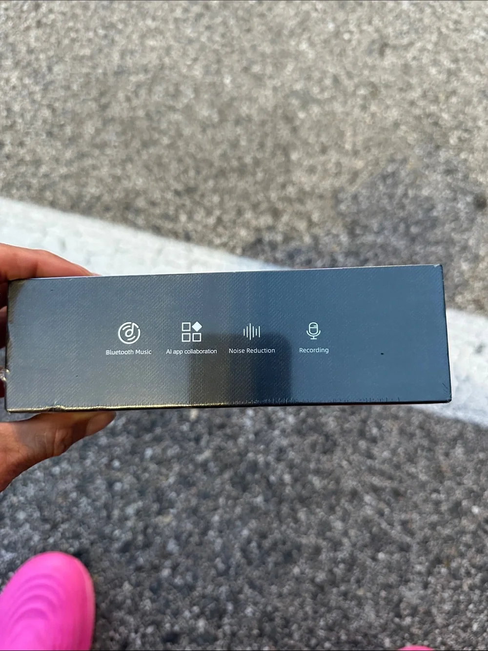 AI Smart Glasses — Black